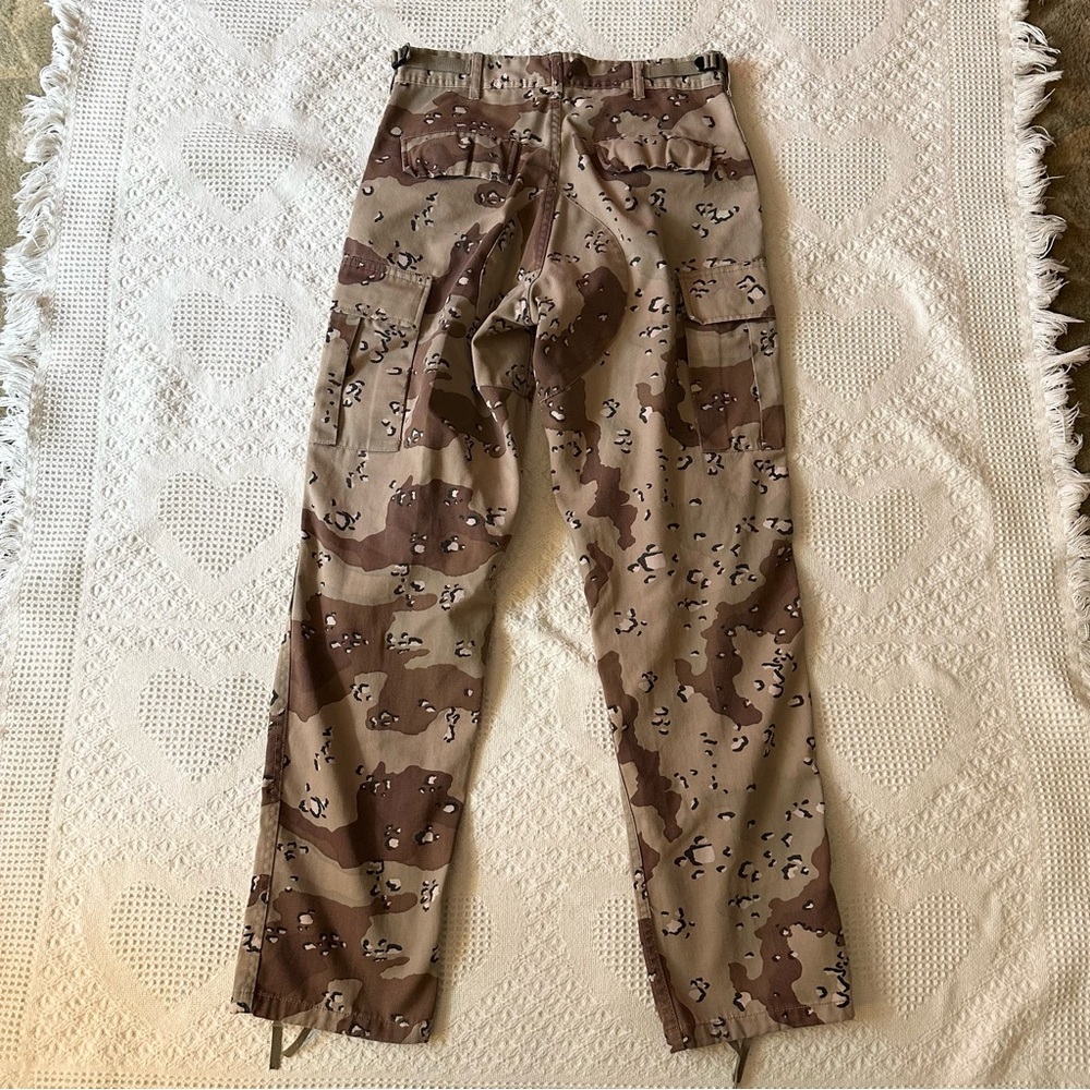 Rothco BDU Military Pants Mens Small 31x30 Brown Chocolate Chip Desert Camo Adj - Picture 3 of 11